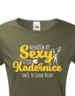 Dámske tričko Neznášam byť sexi, ale som kaderníčka