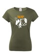Dámske tričko "Moje tričko na stanovačku"