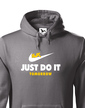 Pánska mikina s potlačou JUST DO IT TOMORROW