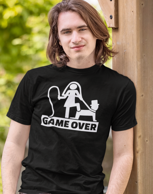 Pánske tričko na rozlúčku Game Over 3