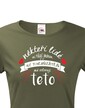 Dámske tričko pre tetu Tí najdôležitejší ma oslovujú teta