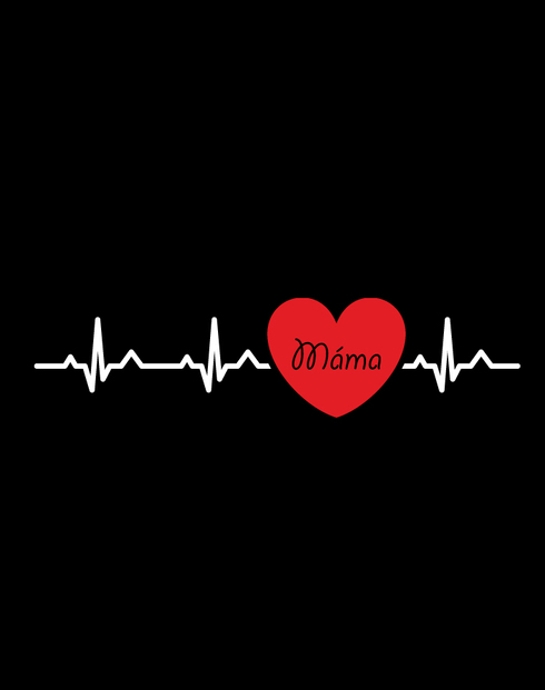 Bodýčko s potlačou Tep mama