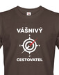 Pánske tričko Vášnivý cestovateľ