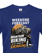 Pánské tričko MTB - Weekend forecast