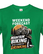 Pánské tričko MTB - Weekend forecast