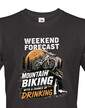 Pánské tričko MTB - Weekend forecast