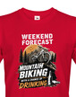 Pánské tričko MTB - Weekend forecast