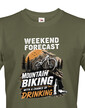 Pánské tričko MTB - Weekend forecast