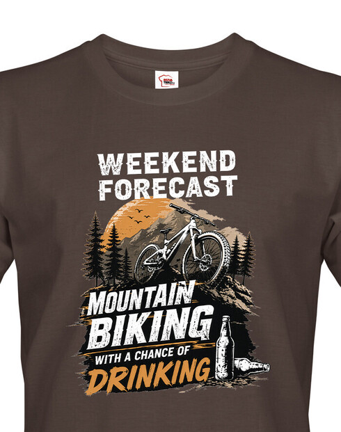 Pánské tričko MTB - Weekend forecast