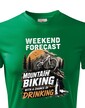 Pánské tričko MTB - Weekend forecast