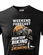 Pánské tričko MTB - Weekend forecast