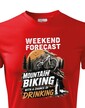 Pánské tričko MTB - Weekend forecast