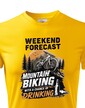 Pánské tričko MTB - Weekend forecast