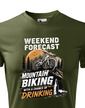 Pánské tričko MTB - Weekend forecast