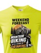Pánské tričko MTB - Weekend forecast