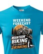 Pánské tričko MTB - Weekend forecast