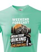 Pánské tričko MTB - Weekend forecast