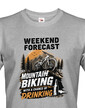 Pánské tričko MTB - Weekend forecast