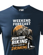 Pánské tričko MTB - Weekend forecast