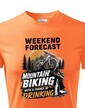 Pánské tričko MTB - Weekend forecast