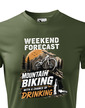 Pánské tričko MTB - Weekend forecast