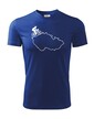 Pánske tričko pre cyklistov s mapou Sr