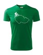 Pánske tričko pre cyklistov s mapou Sr