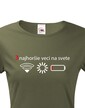 Dámske tričko 3 najhoršie veci na svete