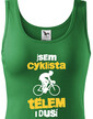 Dámské tričko Cyklista tělem i duší
