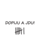 Pánske tričko s potlačou Dopijem a odchádzam