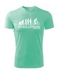 Pánske cyklo tričko Evolúcia cyklistiky