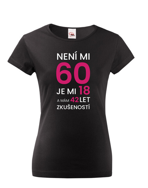 Dámske tričko k 60. narodeninám