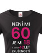 Dámske tričko k 60. narodeninám