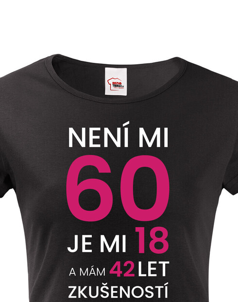 Dámske tričko k 60. narodeninám