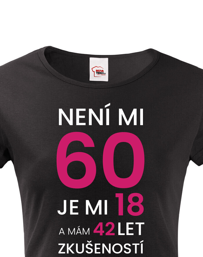 Dámske tričko k 60. narodeninám