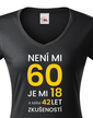 Dámske tričko k 60. narodeninám