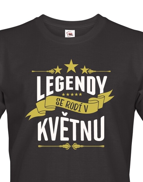 Pánske tričko Legendy sa rodia ...