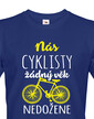 Pánske tričko Nás cyklistov žiadny vek nedobehne