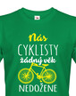 Pánske tričko Nás cyklistov žiadny vek nedobehne