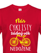 Pánske tričko Nás cyklistov žiadny vek nedobehne