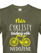 Pánske tričko Nás cyklistov žiadny vek nedobehne