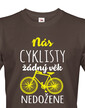 Pánske tričko Nás cyklistov žiadny vek nedobehne