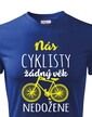 Pánske tričko Nás cyklistov žiadny vek nedobehne