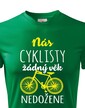 Pánske tričko Nás cyklistov žiadny vek nedobehne