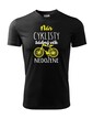 Pánske tričko Nás cyklistov žiadny vek nedobehne