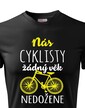 Pánske tričko Nás cyklistov žiadny vek nedobehne