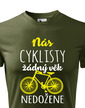 Pánske tričko Nás cyklistov žiadny vek nedobehne
