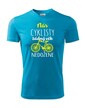 Pánske tričko Nás cyklistov žiadny vek nedobehne