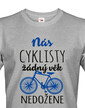 Pánske tričko Nás cyklistov žiadny vek nedobehne