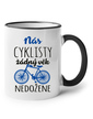 Keramický hrnček Nás cyklistov nič nedobehne